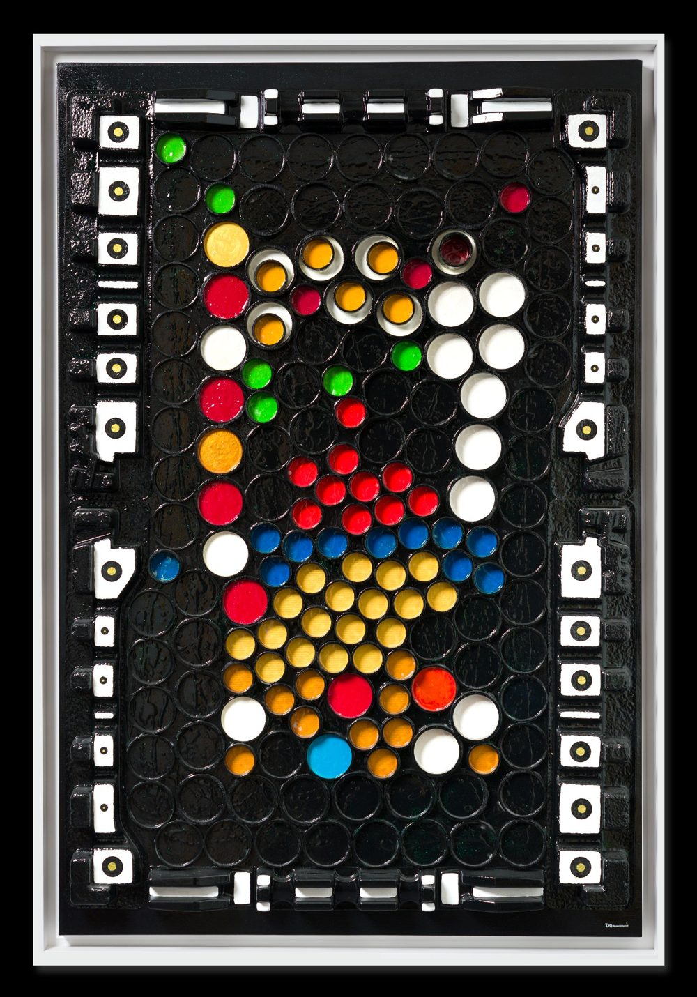 CHAOUWARA, Mixed media on canvas, 100 × 150 cm