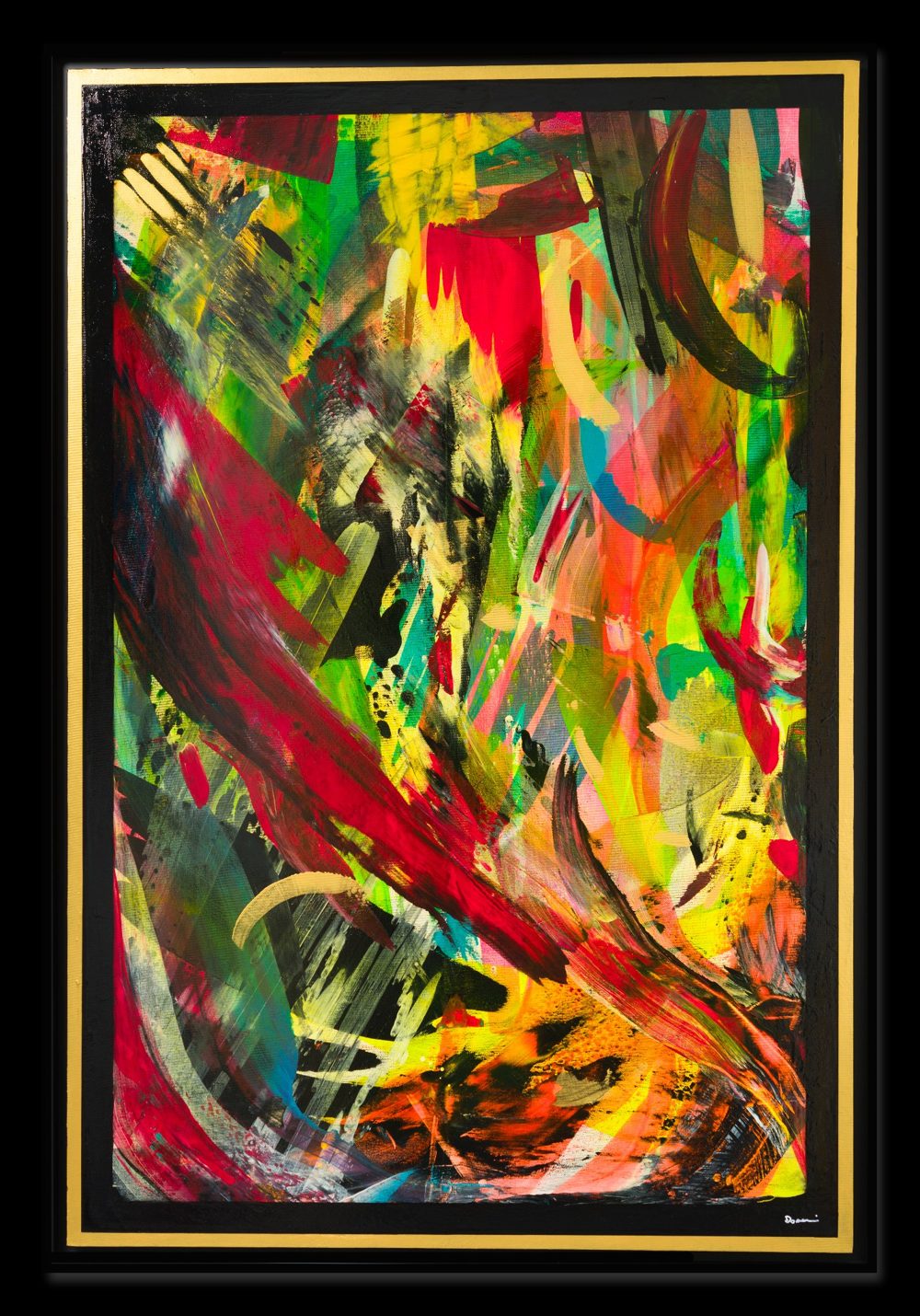 PLUTON, Acrylic on canvas, 100 × 150 cm