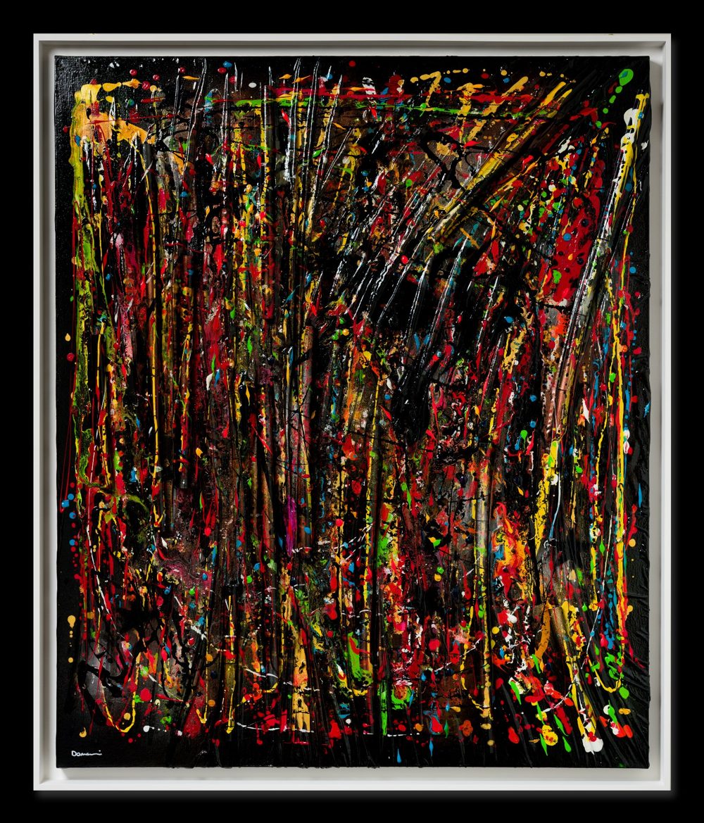 SALTUS, Mixed media on canvas, 100 × 120 cm