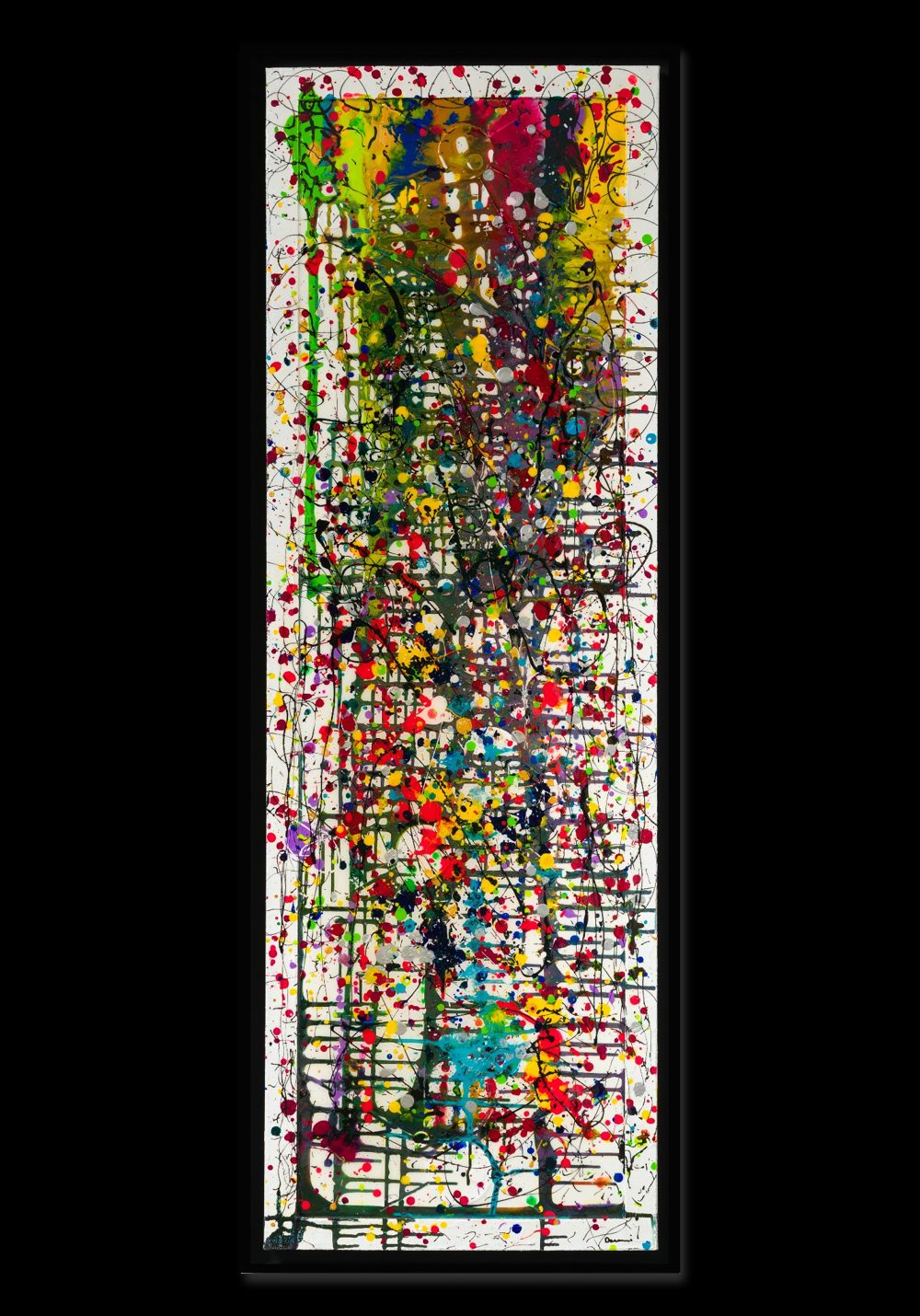 TEMPUS VERNUM, Mixed media on canvas, 50 × 150 cm